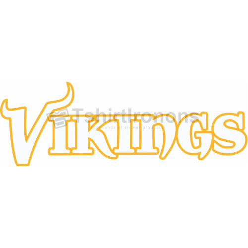 Minnesota Vikings T-shirts Iron On Transfers N588